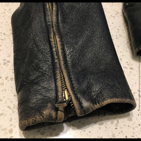 EUC Danier Moto Zip Up Leather Jacket - Picture 3 of 5